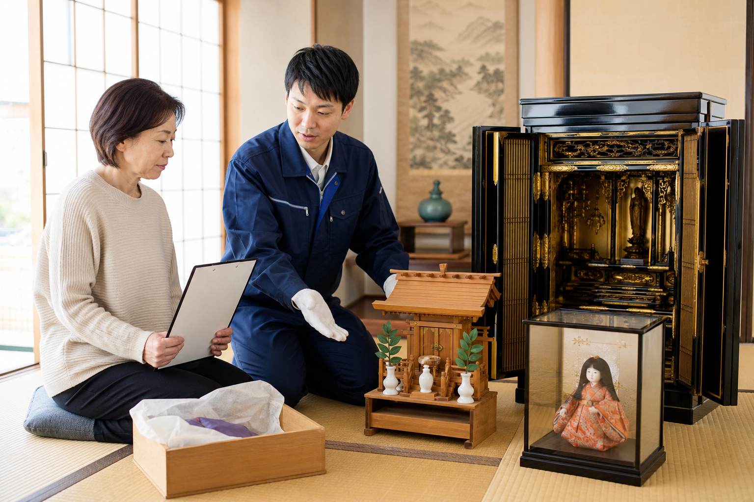 各務原市で仏壇・神棚・人形を手放す方法