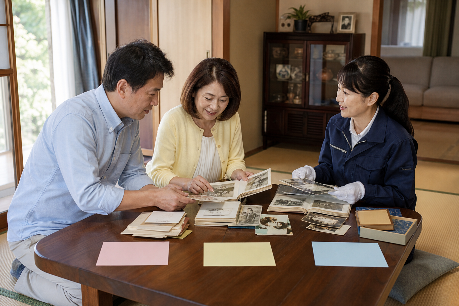 各務原市の遺品整理で写真・アルバムを残す基準